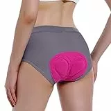 MEETWEE Damen Radunterhose,Radlerhose Kurz Fahrradhose Fahrrad Unterwäsche mit 4D hoch elastisches Schaumstoff,Fahrradunterhose Atmungsaktiv Schnelltrocknend Radhose Radfahrunterhose