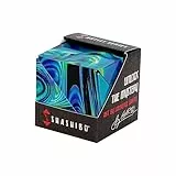 Shashibo Formwechsel-Box – Preisgekrönter, patentierter Zappelwürfel mit 36 Seltenerdmagneten – lässt Sich in über 70 Formen verwandeln (Mystic Ocean)