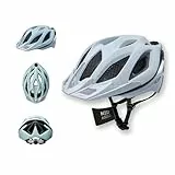 KED Spiri II Trend Allround Fahrradhelm Mit LED Licht Und Reflektor, Optimierter Belüftung, Insektenschutznetz Und K-FIT System | Farbe: Dusty Mint Matt | Größe: 55-61 (L)