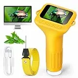 Digitales Mikroskop für Kinder, SKYBASIC 1000x Zoom Mini-Mikroskopkamera für Kinder mit 2.0 Zoll Bildschirm Kindermikroskop Geburtstagsgeschenke im Alter von 6 7 8 9 10 11 12 Jahre