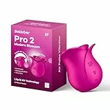 Satisfyer Pro 2 Modern Blossom | 6,5 cm | Liquid Air Technologie | Air Pulse Vibrator | 11 Druckwellen-Programme | Wiederaufladbare Batterie | Wasserdicht (IPX7) | Hautfreundliches Silikon