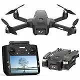 GPS Drohne mit Kamera, Bürstenloser Motor, Auto Return Follow Me & SD Karte, Modularer Akku