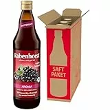 RABENHORST Aronia Muttersaft BIO 3er Pack (3 x 700 ml) - 100 % purer Aronia-Direktsaft aus erster Pressung