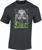 Jagd T-Shirt Männer - Jäger Adrenalin - Geschenk Kleidung Zubehör (Dark Grey XXL)