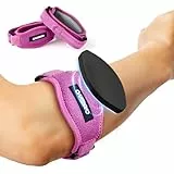 CAMBIVO Ellenbogenbandage 2 Pack verstellbarer, Tennisarm Bandage mit EVA Pad, Bandage Ellenbogen Schmerzlinderung für Tennisarm & Golferarm