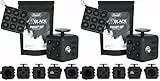 Steynfeld® - Fidget Set mit Fidget Cube inkl. gratis Fidget Popper, schwarz, Fidget Würfel, Fidget popit, ADHS Anti-Stress, Stressabbau, Anti Angst & Nervosität, Konzentrationshilfe (Packung mit 2)