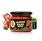 Loco Snacks® Classic Salsa Dip Medium (6x 280g) | Nacho Dip passend für deine Tortilla Chips | Entdecke die neuen Nachos mit Dip Salsa Sauce, Käse Dip oder Fruity Habanero Salsa von Luciano