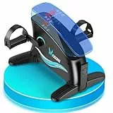 MOSUNY Pedaltrainer für Senioren 2025 Verbesserte mit 15 Geschwindigkeitsstufen - Beintrainer, Pedaltrainer für Zuhause, Mini Heimtrainer, Tischfahrrad, Beintrainer im sitzen, Fitnessgerät für Büro