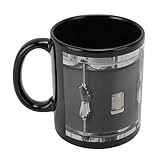 Drum Becher, Unverwechselbarer Vintage Keramik -Design -Schlagzeuger Kaffeetasse Multifunktionale Verwendung von Drum Player Tasse Robuster Konstruktionsmusiker für Kaffeee oder