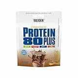 Weider - Protein 80 Plus - 4-Komponenten Protein Pulver - Hoher Proteingehalt mit 80% Eiweiß - Cremige Shakes mit Calcium & Vitamin B6 - 2kg - Schoko