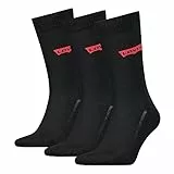 Levi's Unisex Classic Socks, Black, 43/46