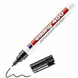 edding 400 Permanentmarker - feine Rundspitze 1 mm - wasserfest, schnell-trocknend - wischfest - für Karton, Kunststoff, Holz, Metall, Glas