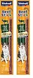 Vitakraft Beef Stick, mit Wild, Fleischstick zum Belohnen, extra hoher Fleischanteil (1x 12g) (Packung mit 2)
