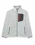 Mc Kinley Herren Skeena II Fleecejacke, Melange/Grey Dark, XL