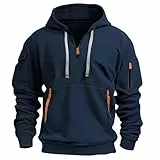 TIMELYE Herren Hoodie Y2k Hoodie Kordelzug Pullover Locker Kapuzenpulli Kapuzenpullover Zip Hoddies/pullies Herren Pullover Herren Hoodie Ohne Kapuze