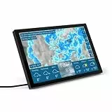 wetteronline home 4 WetterDisplay, WLAN-Wetterstation mit WetterRadar: Wetterfilm auf großem HD-Farbdisplay, einfache Bedienung, edles Design, RegenRadar, Unwetterwarnungen, 14-Tage-Wettervorhersage