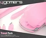 4Gamers Pink PSP Travel Pk-USB Data/Chrg/Cs
