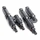 Offgridtec Y-Stecker Easy-Klick Verschluss, XLR Steckverbindertyp, Kompatibel mit Solarmodulen, Schutzklasse IP67, Geeignet für Spannungen bis 1000V DC, Snap-In-Verriegelung, Für den Einsatz im Freien