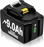 Bonadget 9.0Ah für 18V Akku BL1860B BL1850B BL1830 BL1830B BL1860 BL1840B BL1840 BL1835 BL1845 BL1850 194205-3 LXT-400 mit LED-Anzeige