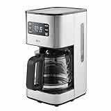 AEG Kaffeemaschine Deli 5, 1,5 l, Programmierbarer Timer, Warmhaltefunktion, Sicherheitsabschaltung, Wasserstandsanzeige, Optimale Mengendosierung, Anti-Tropf-Funktion, Edelstahl, CM5-1-6ST