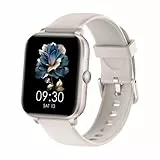 Smartwatch Herren Damen, 1.85' HD Intelligente Uhr mit Bluetooth-Anruf, 130+ Sportmodi Fitnessuhr mit Herzfrequenz/Schlafmonitor/Schrittzähler, IP68 Wasserdicht Fitness Tracker für Android iOS