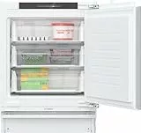 Bosch GUN21ADE0, Serie 6, Smarter Unterbau-Gefrierschrank, 82 x 60 cm Nische, 85 L, Made in Germany, NoFrost, schnelleres Einfrieren, sehr Leise mit nur 35 dB, Flachscharnier mit Softeinzug