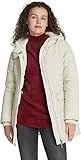 Tommy Jeans Damen Parka mit Kapuze, Elfenbein (Newsprint), XL