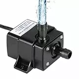 Decdeal Ultra-leise Mini DC12V Mikropumpe Wasser Öl wasserdicht tauchbar Brunnen Aquarium Umlauf 240L/H 5W Aufzug 3M 0~100 ℃