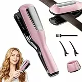 CJBIN Spliss Entferner Gerät, Kabelloser Tragbarer Splissentferner, Effektiv Split Ends Hair Trimmer, Spliss Trimmer mit Negativ Ionen Haarpflege und Leistungsanzeige, Splizzentferner für Haare