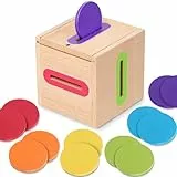 Lubolee Montessori Spielzeug ab 1 2 3 Jahre, Holz Montessori Spielzeug 1 2 Jahre Holz Sortier & Stapelspielzeug Steckspiel ab 1+ Jahr Geschenk für Kleinkinder Lernspielzeug Reisespiele Kinder