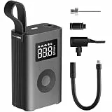 HOTO Elektrische Luftpumpe, Tragbare 150PSI Fahrradpumpe mit LED-Licht, USB-C, LED-Anzeige, Fahrrad-reifenpumpe für Auto, Motorrad, Fahrrad, Bälle