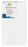 KREUL 5080120 - Solo Goya Stretched Canvas Premium Line, Keilrahmen 80 x 120 cm in Premiumqualität, Leinwand aus Baumwolle 4 fach grundiert, ideal für Öl-, Acryl- und Gouachefarben