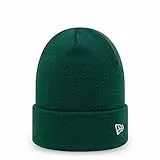 New Era NE Essential Dark Green Cuff Knit Beanie - One-Size