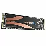 SABRENT M.2 NVMe SSD 2TB Gen 4, Internes Solid State 5000 MB/s Lesen, PCIe 4.0 2280, intern Festplatte High Performance kompatibel mit PCs, NUCs Laptops und desktops TLC Nand (SB-ROCKET-NVMe4-2TB)