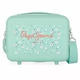 Pepe Jeans Leslie Kulturbeutel, anpassbar, Blau, 29 x 21 x 15 cm, starr, ABS 9,14 l, 0,84 kg