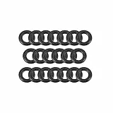 sourcing map 20 Stück O Ring Dichtung 4 mm x 8 mm x 2 mm Metrische Nitrilkautschuk Dichtungsringe Gummi für Sahnespender Poolpumpe Schnellkupplung Umfülladapter Wasserschlauch