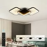 Sky angle LED Deckenleuchte mit Fernbedienung, Dimmable Deckenlampe 65cm 3000K-6000K, 40W 4800LM Flush Mount für Schlafzimmer, Küche, Wohnzimmer, Arbeitszimmer, Badezimmer