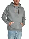 DENIMFY Hoodie Herren Regular Fit DFIvo Kapuzenpullover Pullover Grau 3XL, Größe:3XL, Farbe:Grey Melange Standard 2