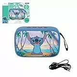 Lexibook, Disney Stitch, tragbarer Bluetooth-Lautsprecher, kabellos, USB-C, SD/TF-Karte, wiederaufladbarer Akku, blau, BT018D