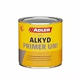ADLER Unigrund LM - 750 ml Grau - Grundierung/Haftgrundierung für Eisen Stahl Zink Alu, Rostschutzgrundierung für Metall