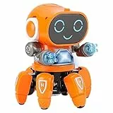 YATOSEEN Roboter Spielzeug für Kinder, Begleitroboter mit Bunter Lichtprojektion, Tanzen, Singen und Gehen, für Alter 4-12 Jahre als Geburtstagsgeschenk