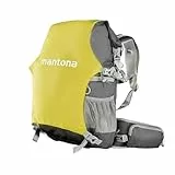 Mantona ElementsPro 30 V2 Outdoor DSLR Kamerarucksack Grün Schnellzugriff Kameratasche mit Regenhülle Wasserdicht Komfortables Tragesystem