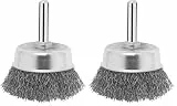 Bosch Accessories 1x Scheibenbürste (Ø 75 mm, Gewellter Draht, Zubehör für Bohrmaschinen) (Packung mit 2)