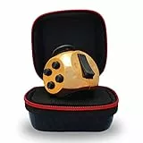 PILPOC theFube Fidget Toy - Premium Qualität Fidget Toys, Fidget Cube mit Exklusiver Schutzhülle, ADHS Fidgetwürfel , Anti-Stress Spielzeug, Antistresswürfel mit 6 Seiten, Schwarz & Rosengold