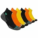 BAMBOS Sneaker Socken Ultraweich Bambus Herren Damen Kurz Sportsocken Laufsocken, 6 Paare (EU 38-42, Mehrfarbig)
