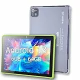 Wainyok 10.1 Zoll Android Tablet Kinder Tablets: Octa-Core, 2.0GHz 6GB + 64GB, HD IPS Bildschirm 1TB erweiterbar Dual-Kameras (5MP+8MP), WiFi 5, Bluetooth 5.0, GMS Zertifiziert, Grün