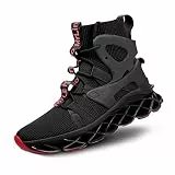 Hello MrLin Herren-Laufschuhe, rutschfest, athletisch, Tennis, Walking, Sneaker, Hip-Hop, Schwarz, 11 US