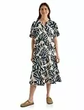 Cecil Midikleid mit Split Neck und Print