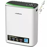 Jafända Luftreiniger HEPA für Allergiker, Raumluftreiniger mit Aromatherapie-Diffuser & Aktivkohlefilter, Entfernt 99,97% Schimmel, Staub, Pollen, Luftreiniger CADR 268 m³/h (Silber)