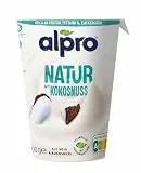Alpro Joghurtalternative auf Sojabasis, Natur mit Kokosnuss, 400 g Becher | vegan & laktosefrei | reich an pflanzlichem Protein und verschiedenen Vitaminen